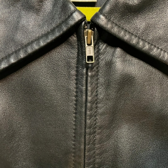 Petite Sophisticate Genuine Leather Jacket - Picture 4 of 5